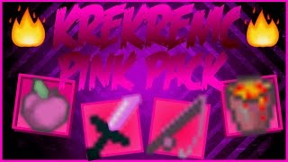 Minecraft Pink UHC PvP Texture Pack by KreKreMC 16x Release  MC Pink NO LAG Rose Resource Pack [upl. by Inus]