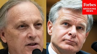 Andy Biggs Asks FBIs Wray How Many Agents Were In Capitol On Jan 6 [upl. by Gargan]