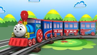 Train Cartoon video for kids Fun  Toy Factory [upl. by Tjon]