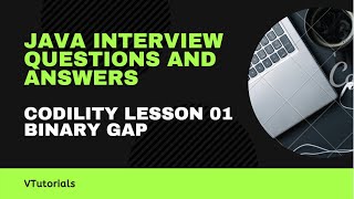 Java Interview Questions and Answers  Codility Lesson 01 Binary Gap [upl. by Ernaldus]