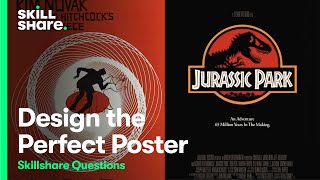 How to Design the Perfect Poster  Skillshare Questions [upl. by Sibyl563]