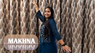 MAKHNA Song😎 Dance cover by Anjali Kimtanimakhna weddingdance [upl. by Cohe479]