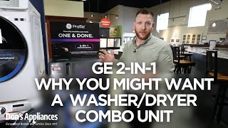 GE 2IN1 WasherDryer Combo Unit  Why You Might Want to Buy [upl. by Neroled]