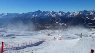 Helicopter rescue in Madonna di Campiglio directly on the ski slope [upl. by Kahn]