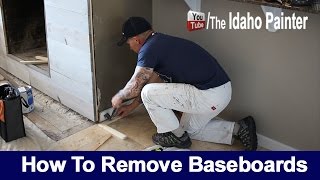 How To Remove Baseboards TIPS REMOVING SKIRTING [upl. by Htehpaj538]