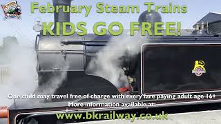 KIDS GO FREE February 2024 Half term trains at Boness amp Kinneil Railway [upl. by Nevada]