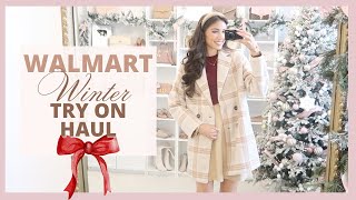 Walmart Fashion Winter Try On Haul 2023  New Arrivals Casual Winter Staples  more [upl. by Launam]