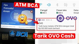 Cara Tarik Saldo OVO Cash di ATM BCA [upl. by Pitarys]