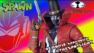 McFarlane Toys SPAWN Gunslinger Spawn 7inch action figure review [upl. by Adnotal711]