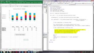 0028 Excel VBA Diagramme schnell per Makro formatieren  Chartobjects [upl. by Roger201]