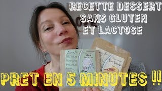 Recette dessert bio sans gluten et lactose réalisée en 5 minutes 👌 [upl. by Daniels306]