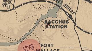 Red Dead Redemption 2 rock carving location Bacchus Station [upl. by Ahsikym]