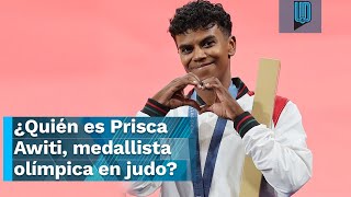 ¿Quién es Prisca Awiti la judoca mexicana que logró medalla de plata en París 2024 [upl. by Solon]