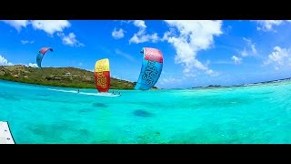 Kitesurfing Union Island  Feat Jeremie Tronet Craig Cunningham and Colleen Carroll [upl. by Yeneffit]