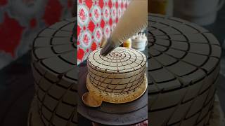 Beautiful butterscotch cake cake cakedesign trending ytshort ytcake [upl. by Rubia]