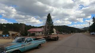 A Drive Through Guffey Colorado Downtown  4292023 guffey [upl. by Nodnek]