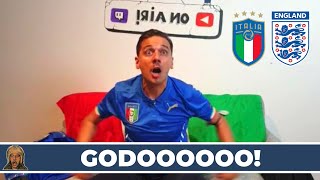 LIVE REACTION RIGORI DI ITALIAINGHILTERRA SPACCO LA PERONI [upl. by Bascio]