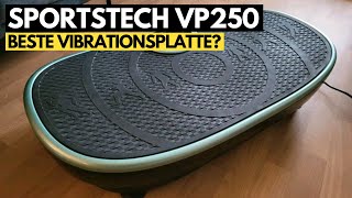 Sportstech Vibrationsplatte VP250  Beste Vibrationsplatte 2024 [upl. by Cirdor631]