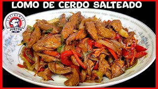 LOMO DE CERDO SALTEADO RECETA ESTILO ASIÁTICO [upl. by Acissej856]