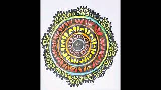 easy mandala arthow to drow mandala for biganreasydrawing as [upl. by Isied]