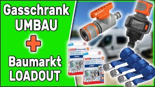 UMBAU auf 11Kg Gasflaschen amp BAUMARKT Loadout 🚐 Vlog 4  Wohnmobil Gadgets  Challenger [upl. by Sherie704]