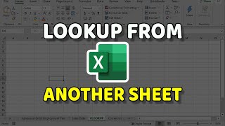 EXCEL VLOOKUP How to Lookup Data From Another Sheet [upl. by Nylaras]