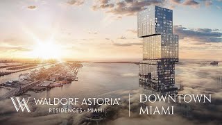 Waldorf Astoria Residences Miami l Sales Gallery Tour [upl. by Gotthelf]