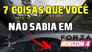 7 coisas que você não sabia em Forza Horizon 4 [upl. by Schweitzer]