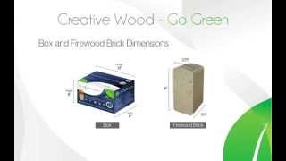 Decor BioEnergy Firewood Bricks [upl. by Netti]