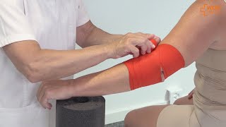 Elbow Bandaging Figure Eight Technique [upl. by Charpentier178]