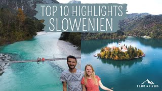 Die 10 schönsten Slowenien Highlights  Soča Triglav Bled amp Co [upl. by Naamana269]