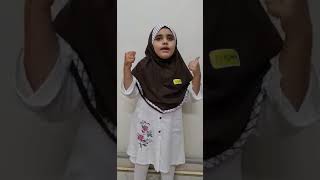 BUNIYAL ISLAM ARABIC NASHEED BY FATIMA MULLA GRADE 1 FROM REAY RD MUMBAI  202122 [upl. by Nannek]