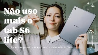 Como usar o Tab S6 lite na faculdade  Giulia Della [upl. by Nennahs]