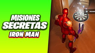 MISIONES SECRETAS de IRON MAN CLUB DE FANS DE STARK en FORTNITE  CAPITULO 5 TEMPORADA 4 [upl. by Ahsienel]