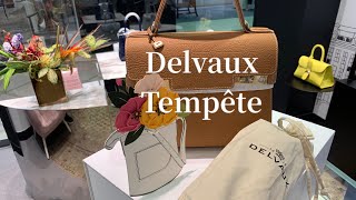 델보 탕페트 Delvaux Tempête 박싱 👜🤎  압구정 갤러리아 [upl. by Yrad]