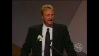 Larry J Birds Basketball Hall of Fame Enshrinement Speech [upl. by Gerc]