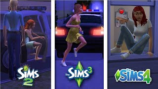 Sims 2 vs Sims 3 vs Sims 4  Sneak Out [upl. by Neehsas]