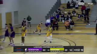 Goucher Mens Basketball vs Scranton 12724 [upl. by Licastro]