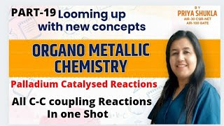 palladium catalysed reactionOrganometallic compounds All coupling reactions in one shot [upl. by Ashford]