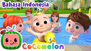 Lagu Berenang di Kolam🏊  CoComelon Bahasa Indonesia  Lagu Anak Anak  Nursery Rhymes [upl. by Haland]