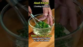 Basic Tartar Sauce Recipe  Tartare Sauce [upl. by Anirod782]