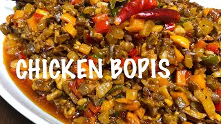 CHICKEN BOPIS 🥘 Secret Revealed ng masarap na bopis  chicken gizzard 鳥のズリを使ったrecipe [upl. by Park]