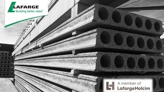 Lafarge Precast Edmonton Concrete Hollowcore Production Process Alberta Canada [upl. by Troth]