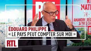 Edouard Philippe  quotLe président peut compter sur moi et surtout le pays peut compter sur moiquot [upl. by Eberhart]