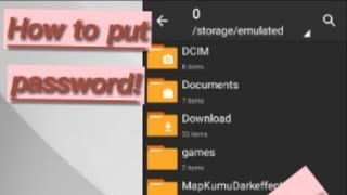 How To put any password on any file on Zarchiver  Easy Tutorial [upl. by Andreana499]