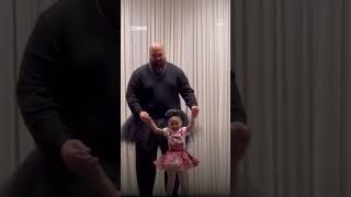 6foot5inch dad wears ballet skirt to dance with daughter for her ballet recital  GMA [upl. by Homovec]