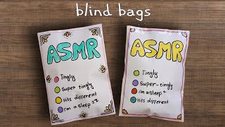 blind bags paper  Unboxing Random Things  ASMR No talking [upl. by Ozzy]