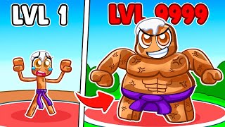 i became the strongest amp fattest sumo wrestler in roblox [upl. by Irep]