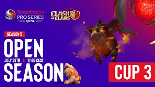 Clash of Clans Open Cup 3  Day 2 [upl. by Neeloc]