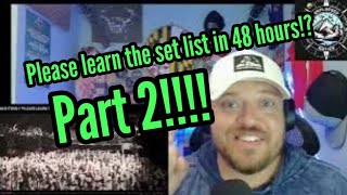 NIGHTWISH quotPLEASE LEARN THE SETLIST IN 48 HOURSquot Part 2  Reactionwatch along [upl. by Azzil]